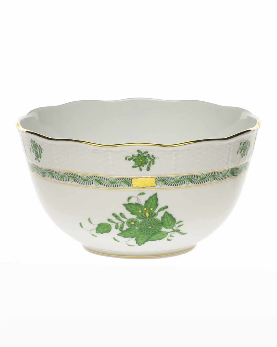 Chinese Bouquet Green Bowl
